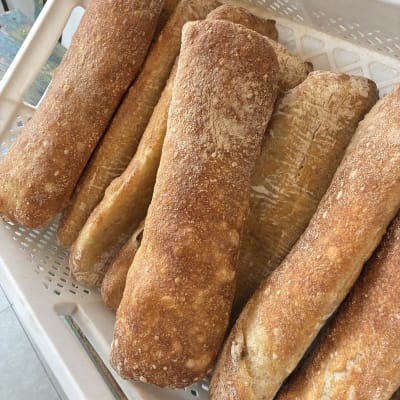 Pan Ciabatta Tradicional