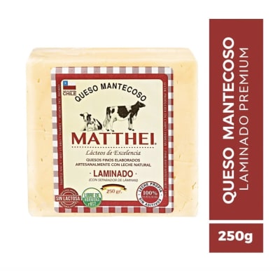 Queso laminado 250 grs.