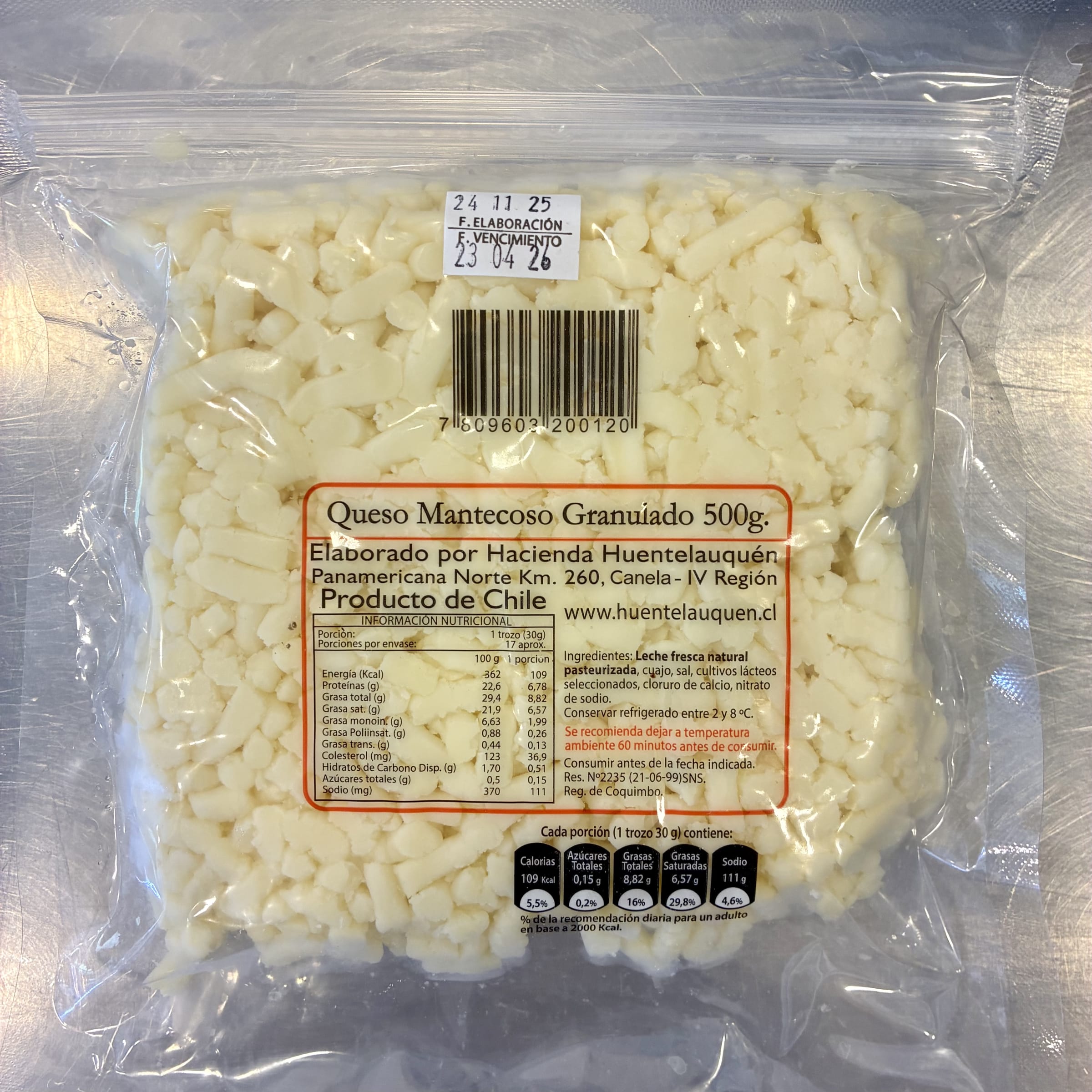 Queso Mantecoso Granulado