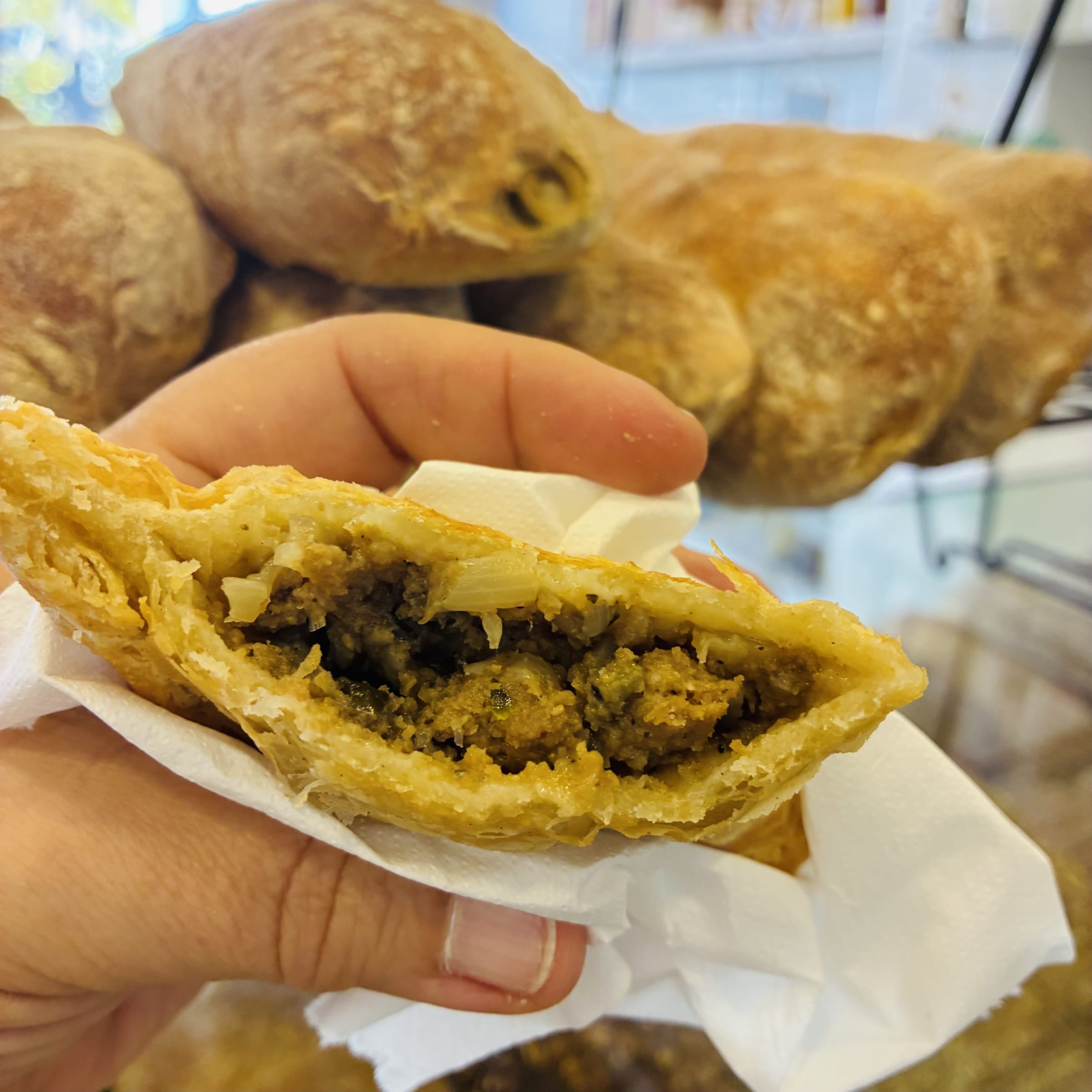 Empanada de pino vegano