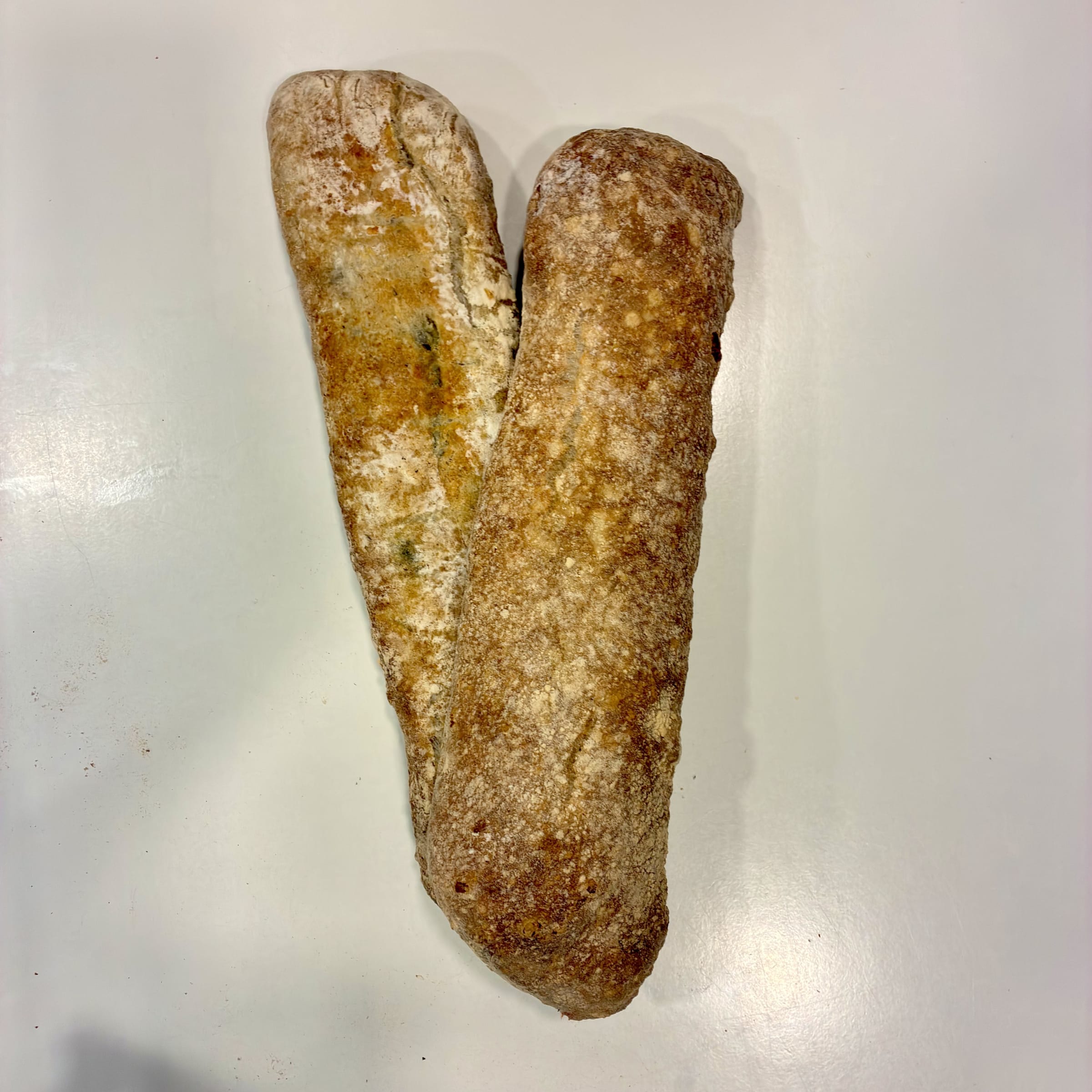 Pan Ciabatta A. Verde y Romero