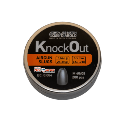 SLUG JSB KNOCKOUT CAL.5.5/218 25,39GR 200 uni.