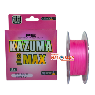 MULTIFILAMENTO ASARI KAZUMA GLOSS MAX 300 MTS1