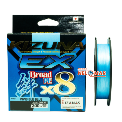 MULTIFILAMENTO OWNER KIZUNA INVISIBLE BLUE 300 MTS1