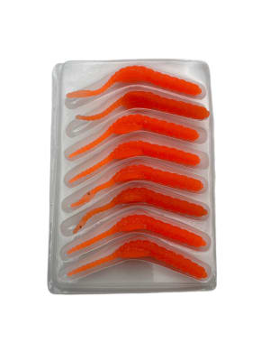 VINILO TRABUCCO YUMMY BAIT TAIL ORANGE 8 uni.
