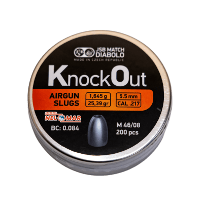 SLUG JSB KNOCKOUT CAL.5.5/217 25,39GR 200 uni.