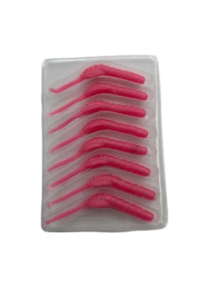 VINILO TRABUCCO YUMMY BAIT TAIL BUBBLE GUM 8 uni.1