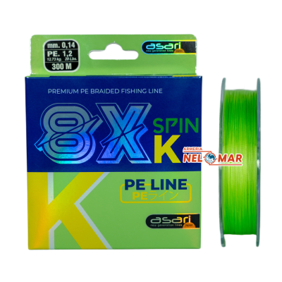 MULTIFILAMENTO ASARI 8X SPIN/K 300 MTS