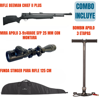 COMBO RIFLE BEEMAN CHIEF II CAL .5.5