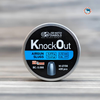 SLUG JSB KNOCKOUT CAL. 4.52/13,43GR 400 UNI.