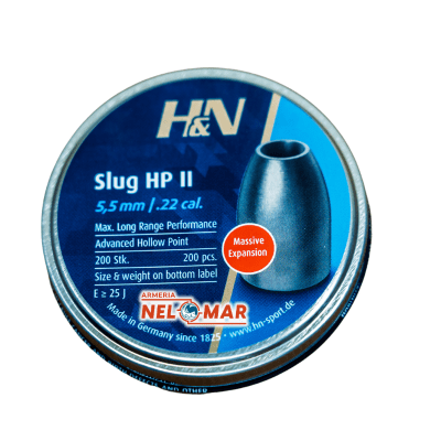 POSTON H&N CAL. 5.5 SLUG HP II 25GR 200uni.