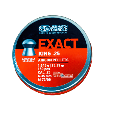 POSTON JSB KING .25 CAL. 6.35 P. 25,39 GR 150uni.