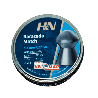 POSTON H&N BARACUDA MATCH 5.52/21.14GR 200uni.