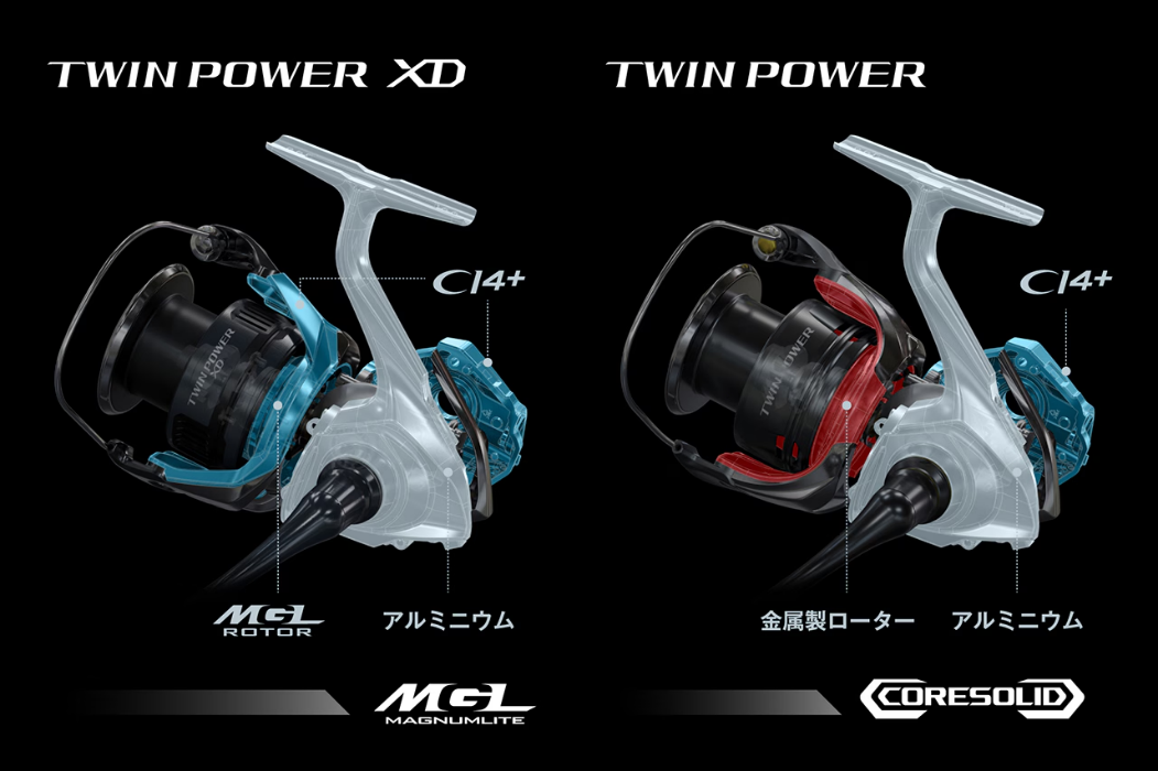 CARRETE SHIMANO TWIN POWER XD 4000XGFB | ARMERIA NELMAR