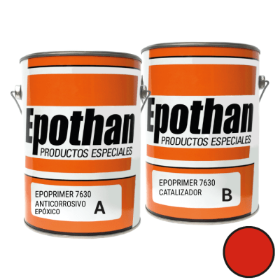 EPOPRIMER 7630K, KIT A+B ROJO ÓXIDO1