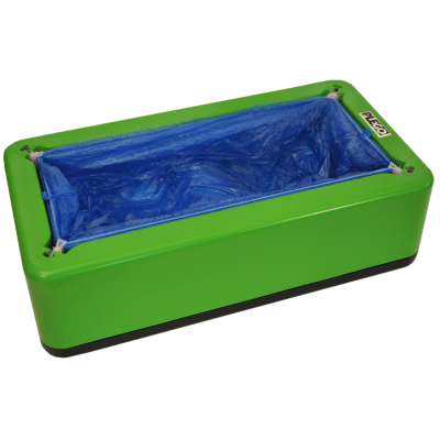 Dispensador de cubre calzado verde