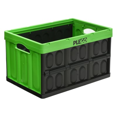 Caja plegable sin tapa verde