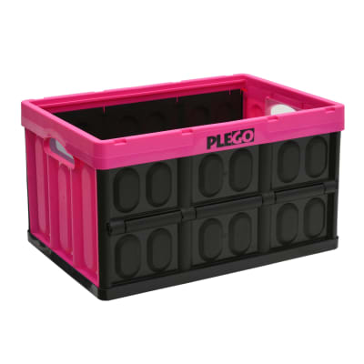 Caja plegable sin tapa fucsia
