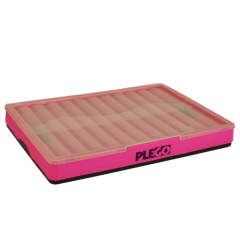 Caja plegable con tapa fucsia