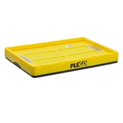 Caja plegable sin tapa amarilla