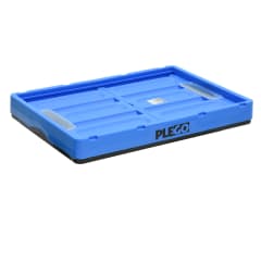 Caja plegable sin tapa azul