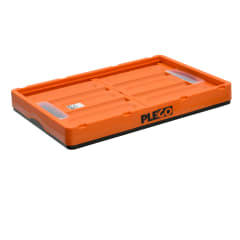 Caja plegable sin tapa naranja