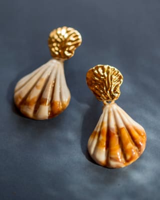 ARETES MARINO ABANICO