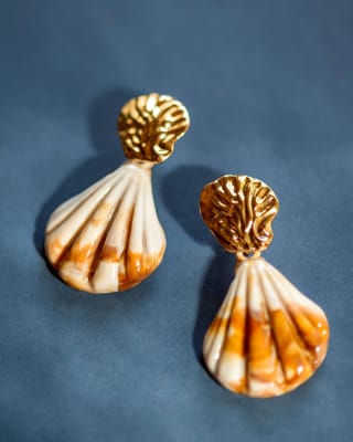 ARETES MARINO ABANICO