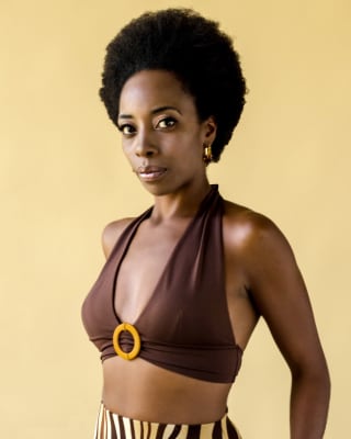 SOSTEN HALTER CHOCOLATE