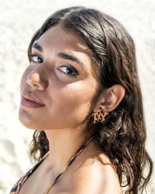 ARETES CAREY STAR PRINT