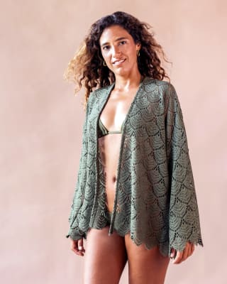 ARTDECO OLIVO KIMONO