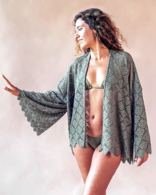 ARTDECO OLIVO KIMONO