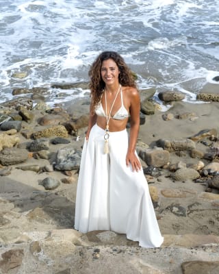 PANTALON CAMPANA IVORY