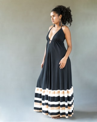 LINEN FLOWING DRESS1