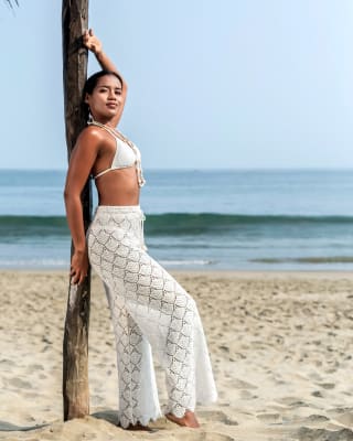 ARTDECO IVORY PANTS
