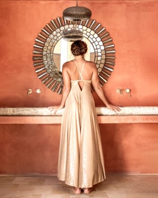 FIESTA MOKA DRESS