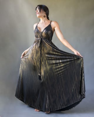 FIESTA BLACK DRESS
