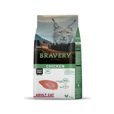 BRAVERY CHICKEN ADULT CAT 7 KG