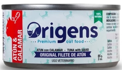 ORIGENS FILETE DE ATUN CON CALAMAR 85 GR