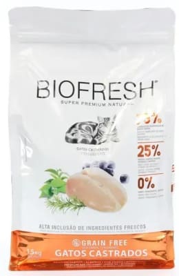 BIOFRESH GATO CASTRADOS POLLO 7.5 KG