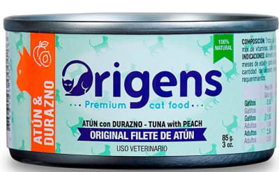 ORIGENS FILETE DE ATUN CON DURAZNO 85 GR