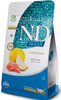 N&D OCEAN GATO ADULTO  SALMON CASTRADO 7.5 KG