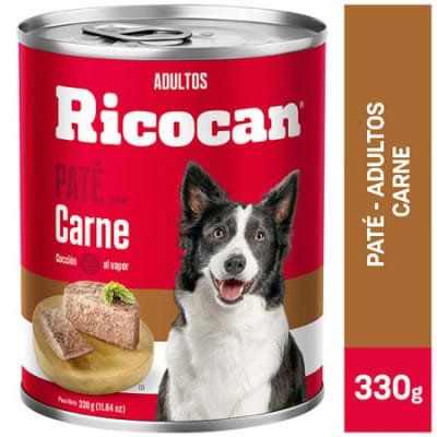 Paté Ricocan carne adulto 330 Gr