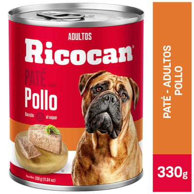 Paté Ricocan pollo adulto 330 Gr