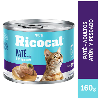 Paté Ricocat atún y pescado 160 Gr