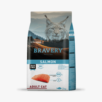 BRAVERY SALMON ADULT CAT 7 KG