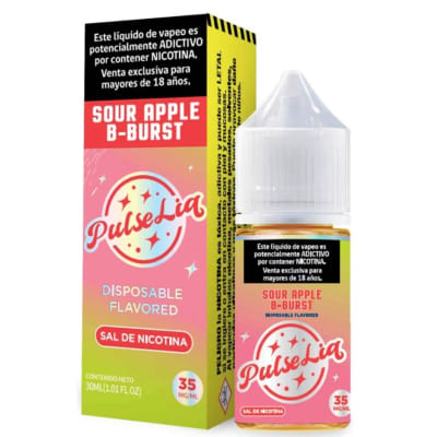 PULSE LIQ BY GEEK BAR SOUR APPLE B-BURST SALT 30ML
