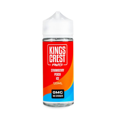 KINGS CREST FRUITS STRAWBERRY PEACH ICE  120ML
