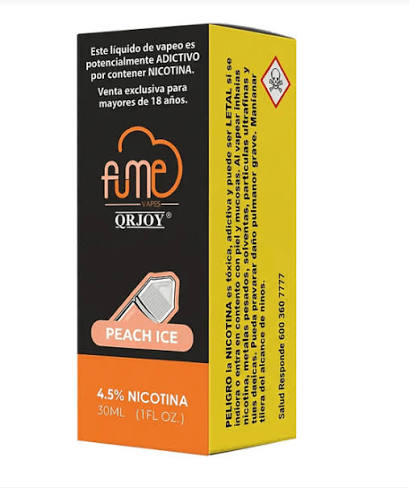 FUME PEACH ICE SALT 30ML1