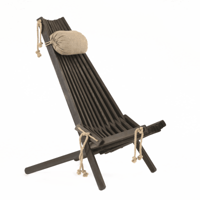 Silla EcoChair Negra + Cojin EcoChair